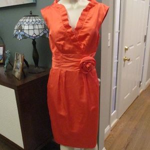 Nanette Lepore Orange sleeveless Dress 8
